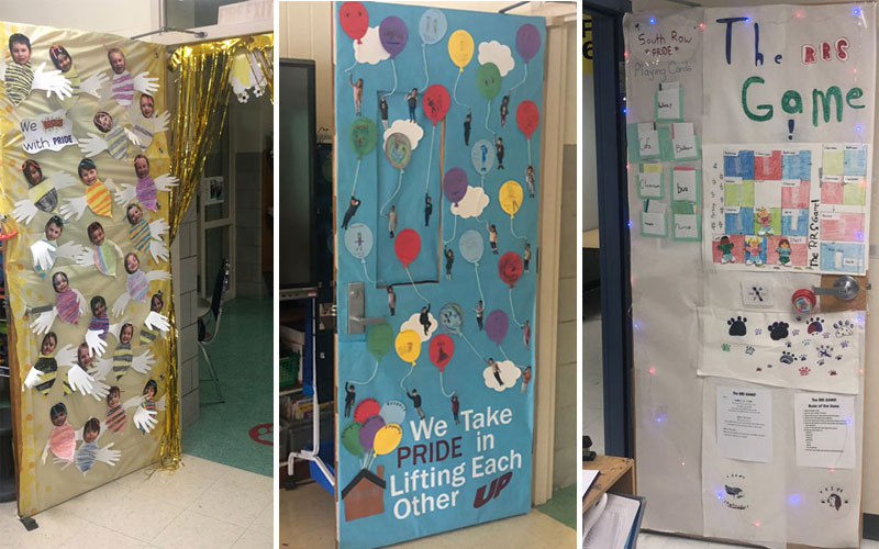 South Row Elementary School Classroom Door Challenge