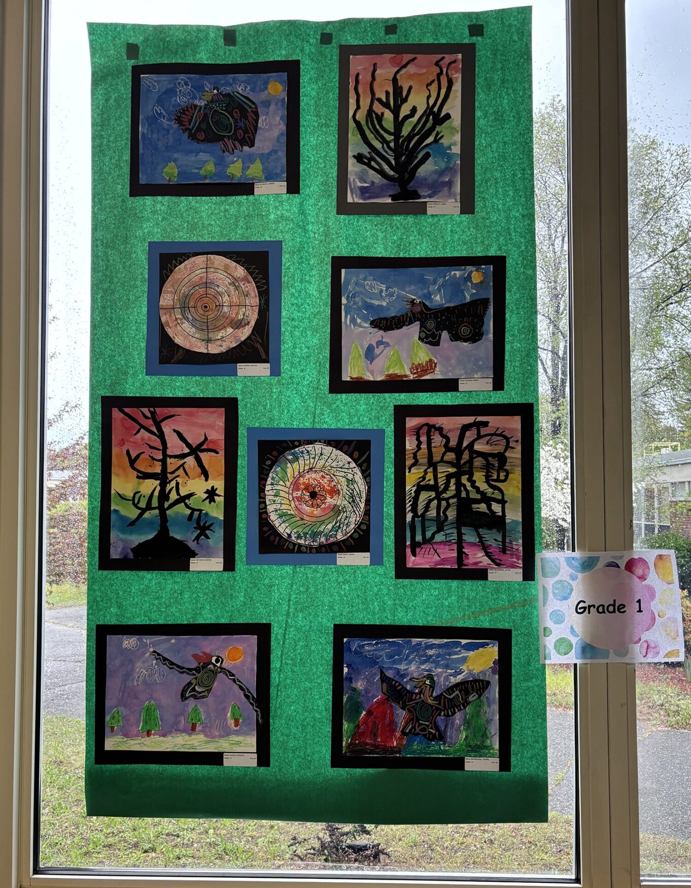 Artwork on display during South Row Elementary School's Art Show on Thursday, May 14, 2026.