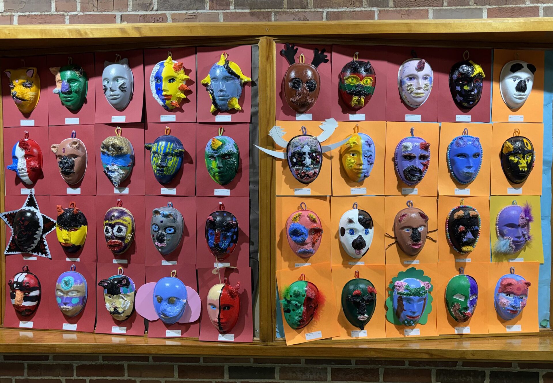 Artwork on display during South Row Elementary School's Art Show on Thursday, May 14, 2026.