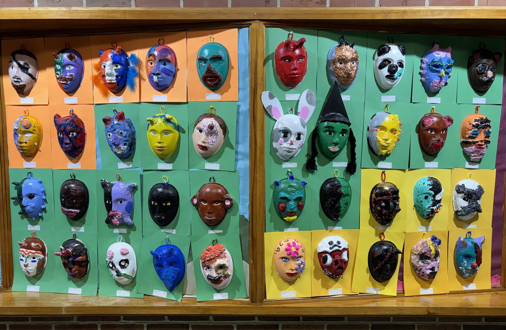 Artwork on display during South Row Elementary School's Art Show on Thursday, May 14, 2026.